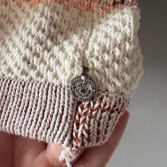 Maison Scotch, size small,Striped Women's Sweater - corset ribbon back - Picture 4 of 9